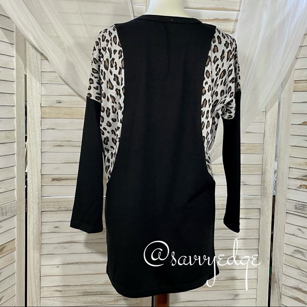 Leopard Insert Tunic - Picture 5 of 5